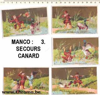 CARTES NUMEROTEES :  CHASSEUR ET CANARD